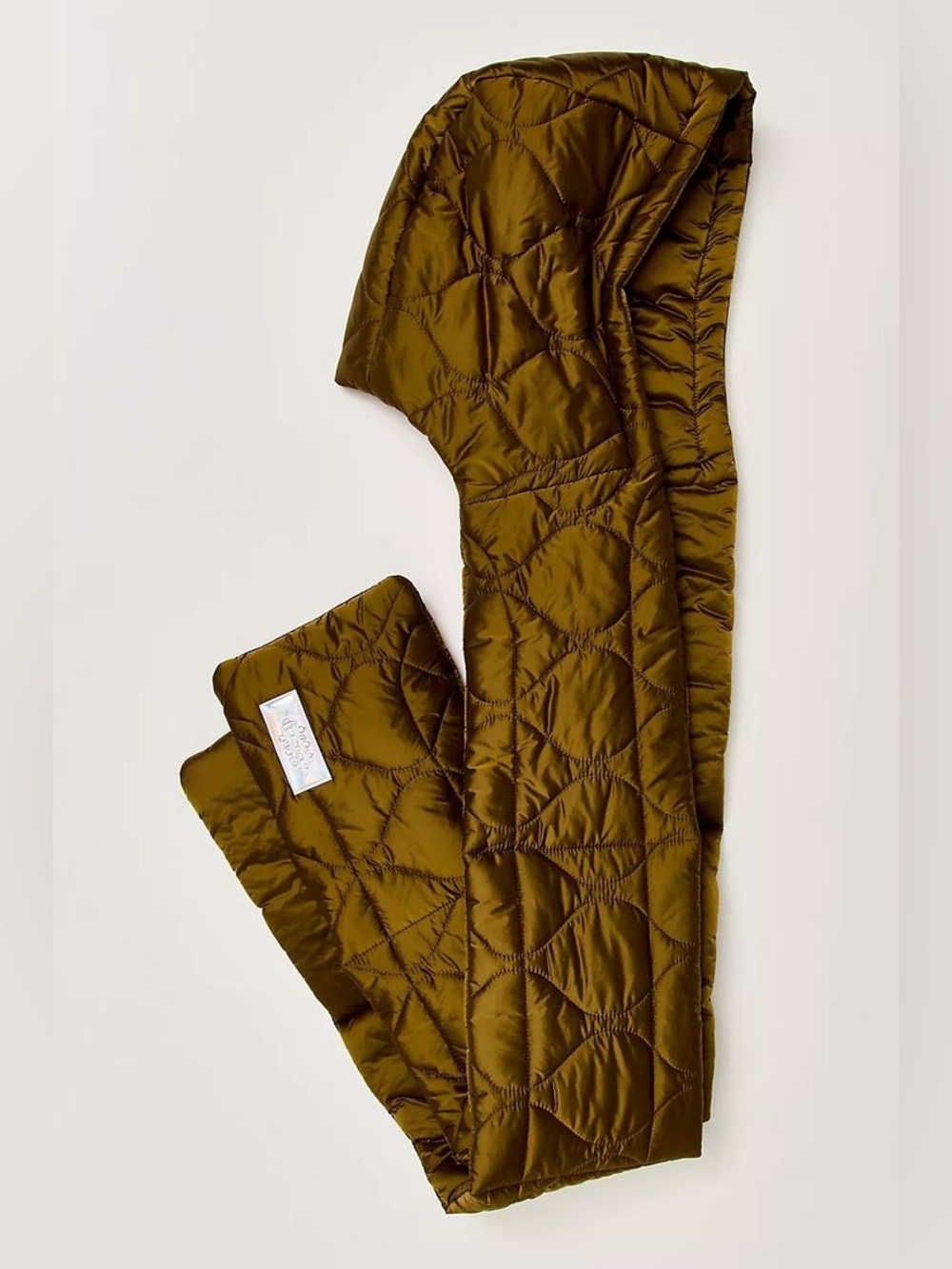 NWT Free People FP Movement XL Hooded Quilt Scarf